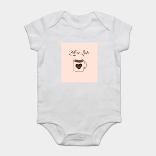 Coffee Love Baby Bodysuit